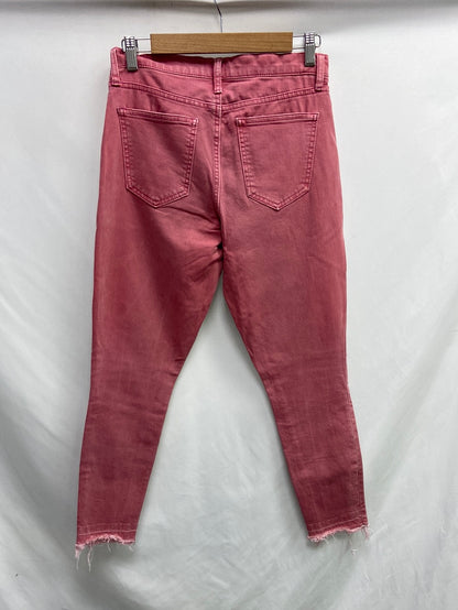 GAP. Pantalón rosa denim T.s