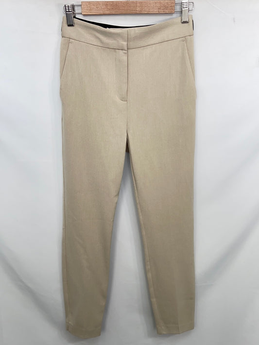 ZARA.Pantalones beiges vestir T.xs