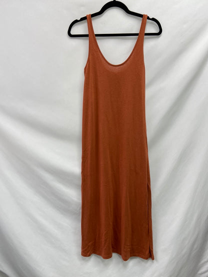 ARPYES.Vestido largo punto teja T.s/m