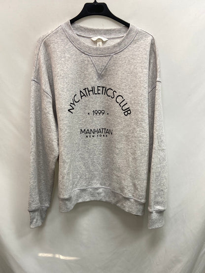 H&M.Sudadera gris T.M