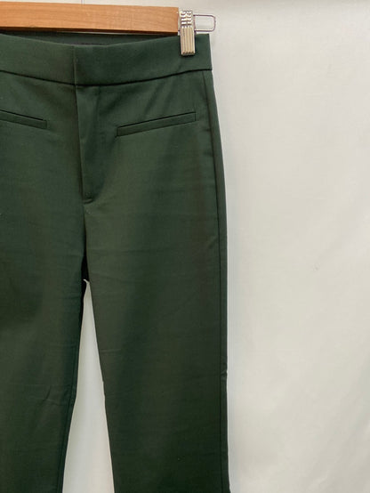 ZARA.Pantalones verdes acampanados T.xs