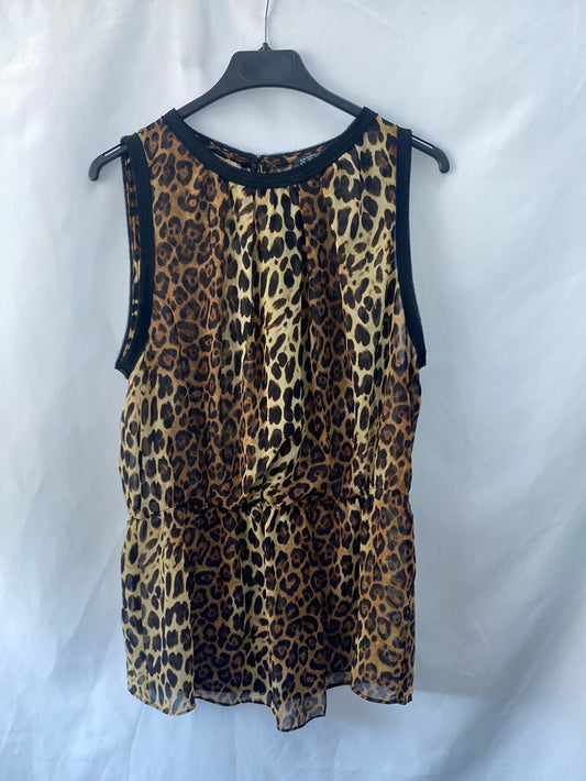 ZARA. Blusa animal print T.l