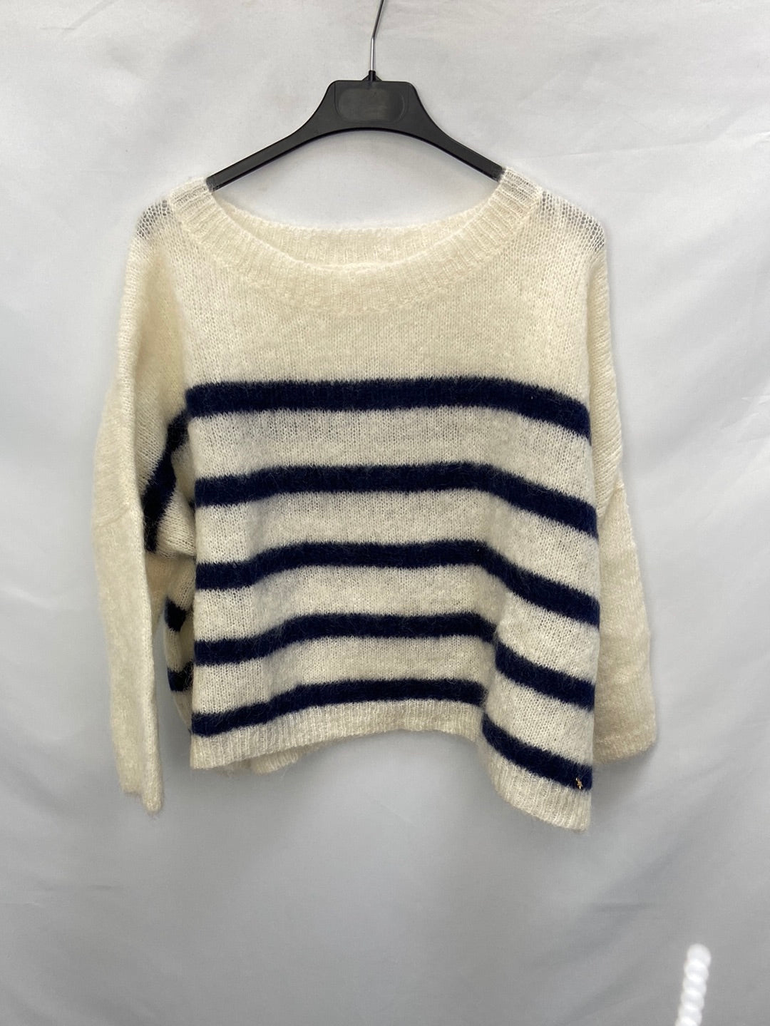 DES PETITES HAUTS.Jersey mohair rayas T.xs