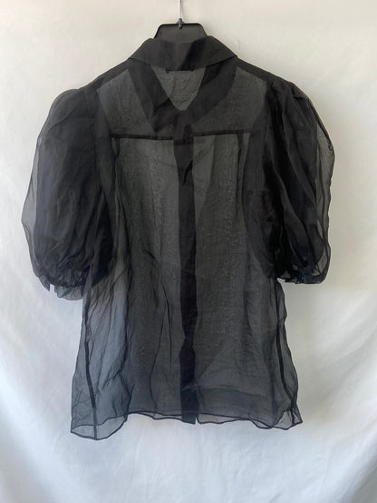 MACHKA.Blusa transparente mangas T.36