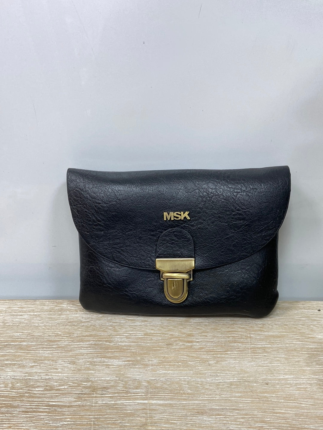 MISAKO.Bolso mini dos correas negro