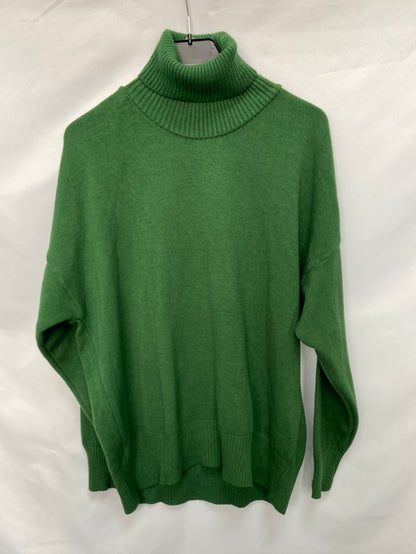 AMEÉ.Jersey verde oversized cuello alto T.s