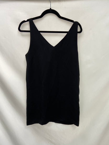 MANGO.Vestido mini negro T.XS