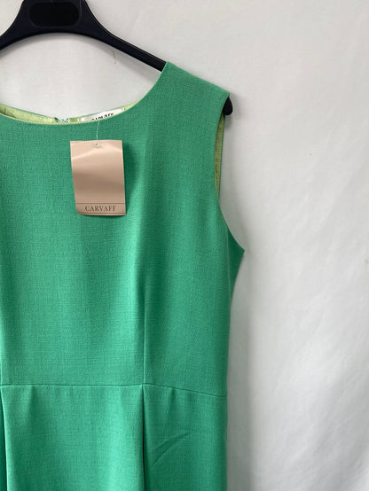 CARVAFF.Vestido verde T.L