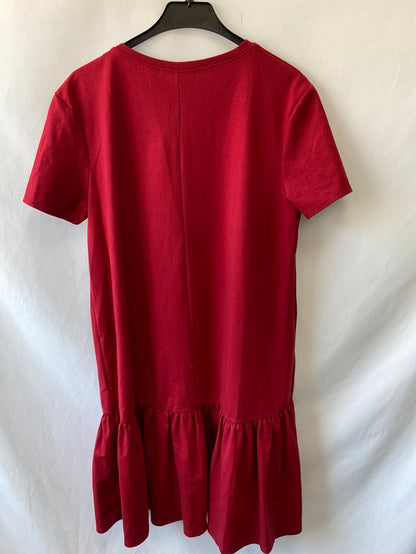 ZARA.Vestido rojo T.M