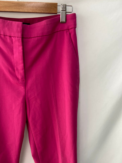 ZARA.Pantalones fuscia pinza T.36