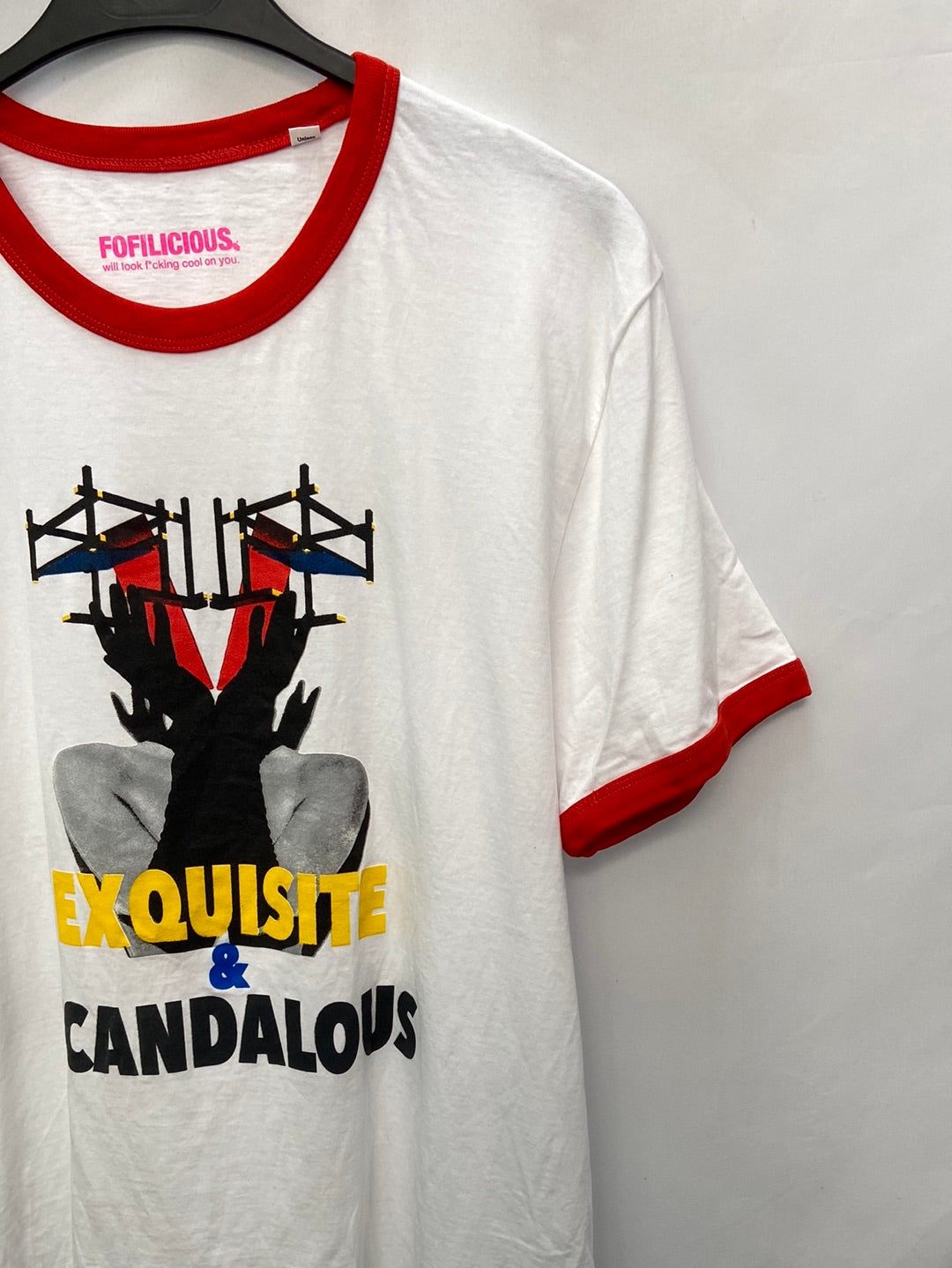 FOFILICIOUS.Camiseta blanca dibujo T.L