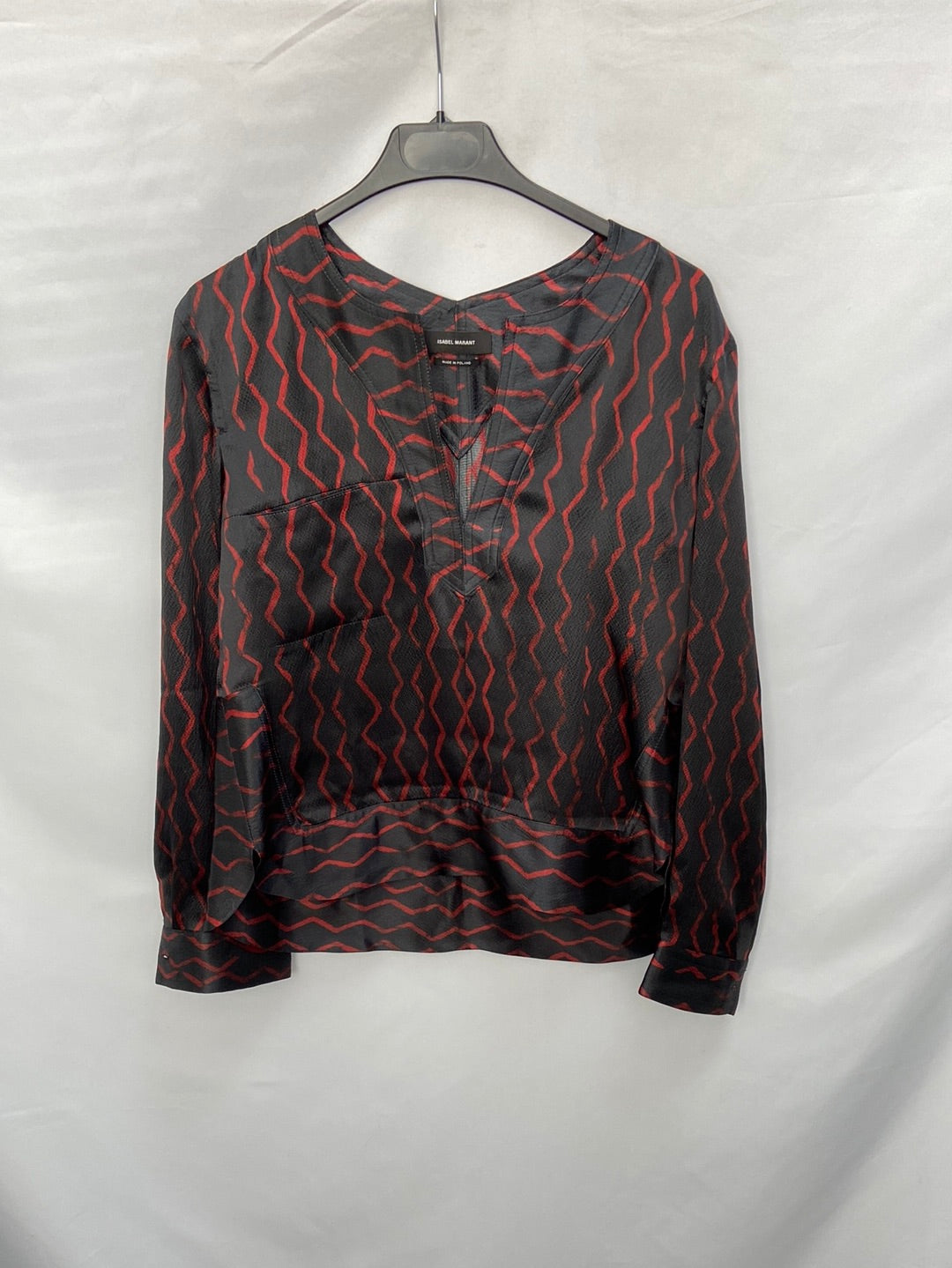 ISABEL MARANT.Blusa seda T.36