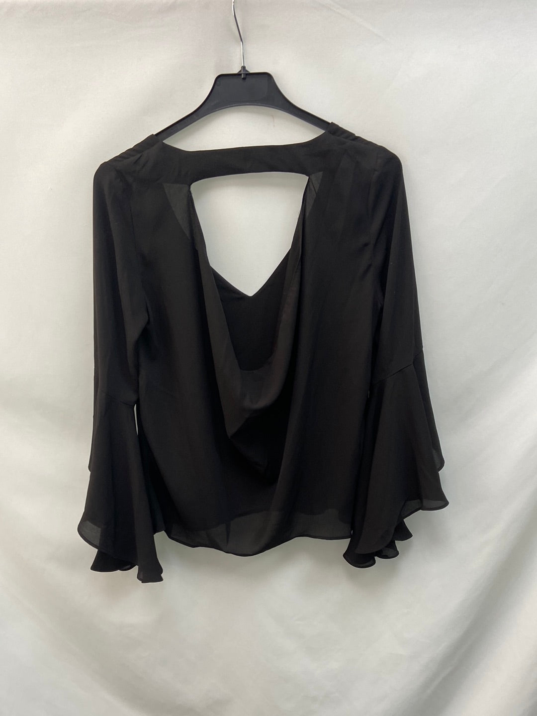 ZARA. Blusa negra T.xs