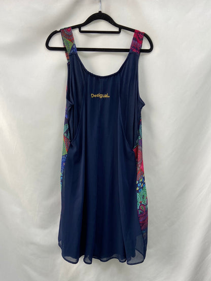 DESIGUAL.Vestido estampado T.S/M