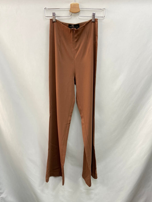 CORTANA.Pantalones palazzo camel T.36