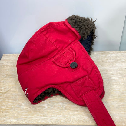 HOLLISTER. Gorro orejeras rojo