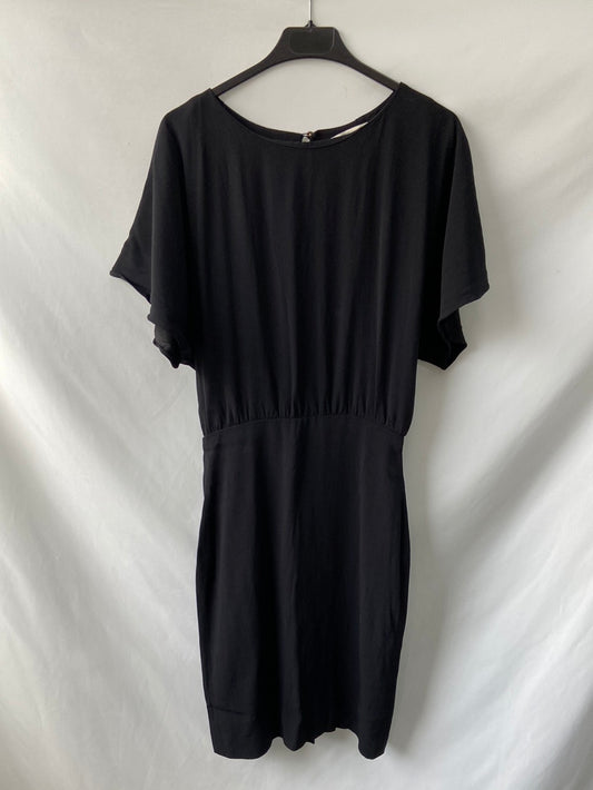 UTERQÜE.Vestido negro formal T.XS