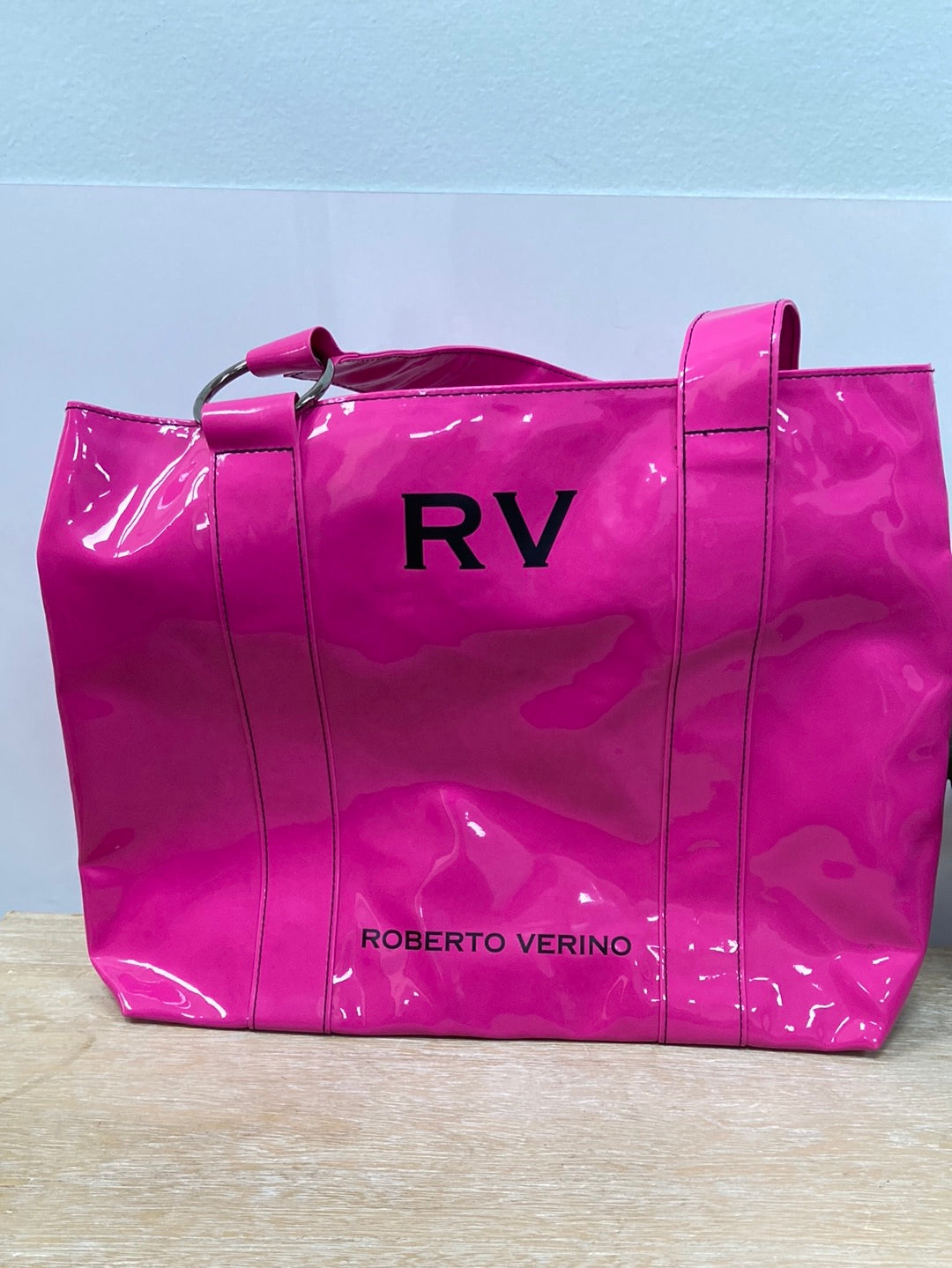 ROBERTO VERINO.Bolso shopper grande vinilo (Tara)