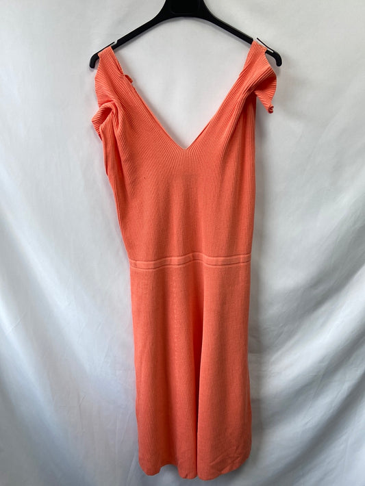 SITA MURT. Vestido punto naranja T.42